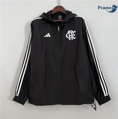 Acquistare Giacca A Vento Calcio Flamengo Nero 2023-2024