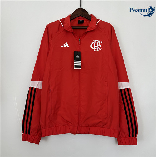 Acquista Giacca A Vento Calcio Flamengo Rosso 2023-2024