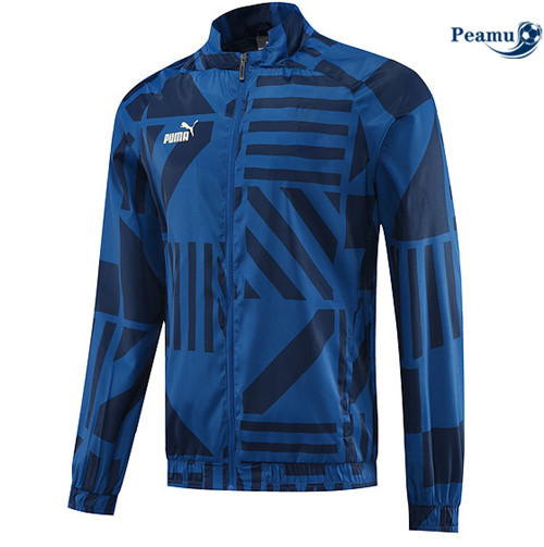 Grossista Giacca A Vento Calcio Puma Blu 2023-2024