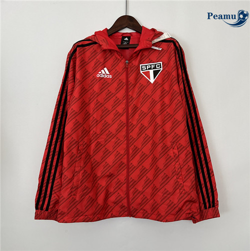 Scelta Giacca A Vento Calcio Sao Paulo Rosso 2023-2024