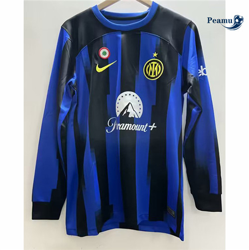 VenditaMaglie Calcio Maglie Calcio Inter Milan Prima Manica lunga 2023-2024