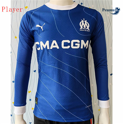 NuoveMaglie Calcio Maglie Calcio Player Marsiglia Seconda Manica lunga 2023-2024
