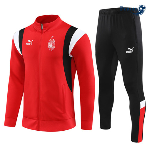 PrezzoMaglie Maglie Tuta Calcio - Giacca AC Milan Rosso 2023-2024