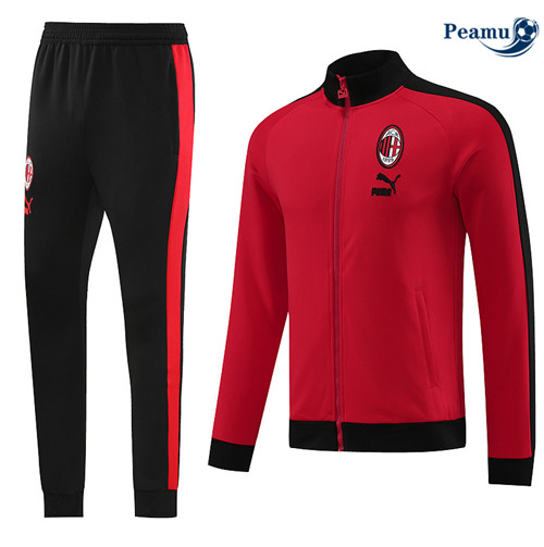 CollezioneMaglie Maglie Tuta Calcio - Giacca AC Milan Rosso 2023-2024