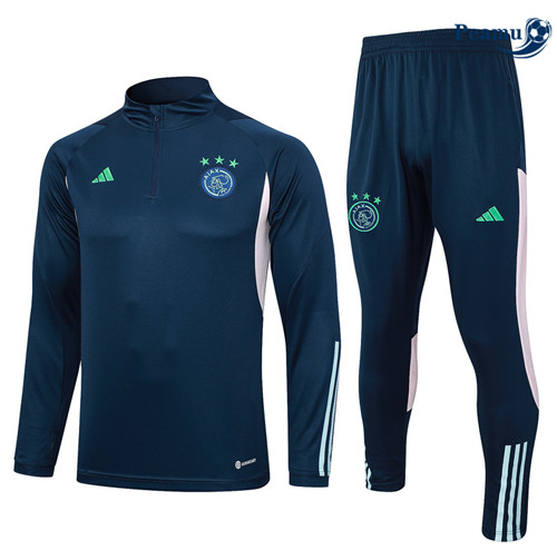 NuovoMaglie Maglie Tuta Calcio AFC Ajax Blu Reale 2023-2024