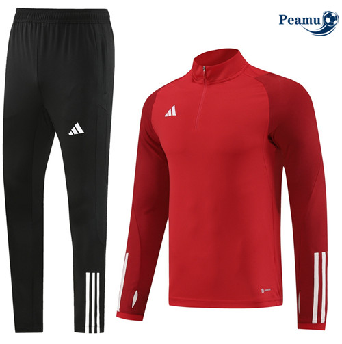La modaMaglie Maglie Tuta Calcio Adidas Rosso 2023-2024