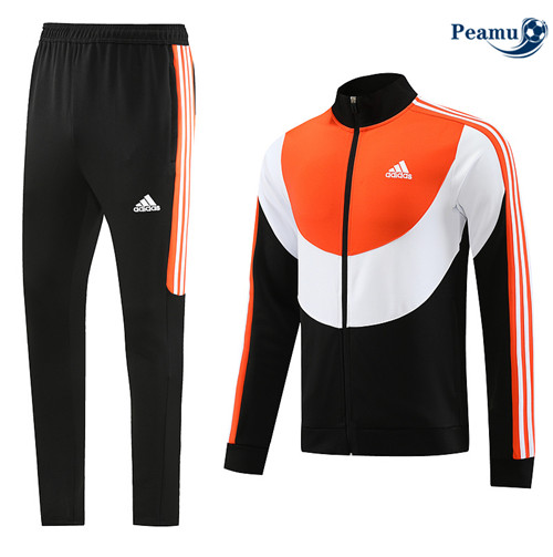 CreareMaglie Maglie Tuta Calcio - Giacca Adidas Nero 2023-2024
