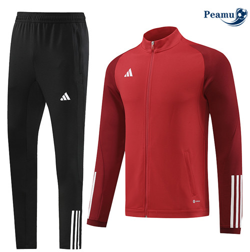 VendereMaglie Maglie Tuta Calcio - Giacca Adidas Rosso 2023-2024