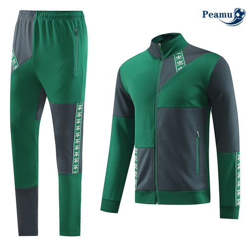 VenditaMaglie Maglie Tuta Calcio - Giacca Adidas Verde 2023-2024