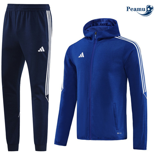 AcquistaMaglie Maglie Tuta Calcio - Felpa con cappuccio Adidas Blu 2023-2024