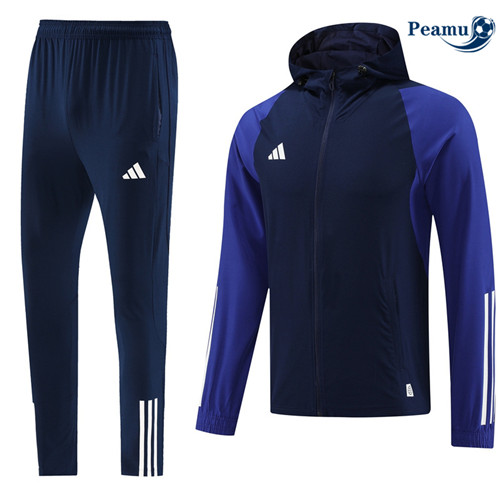 AcquistareMaglie Maglie Tuta Calcio - Felpa con cappuccio Adidas Blu 2023-2024