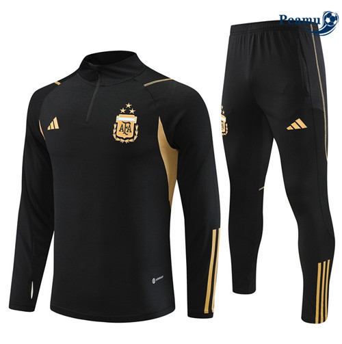 CollezioneMaglie Maglie Tuta Calcio Argentina Nero 2023-2024