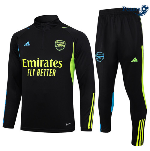 FornireMaglie Maglie Tuta Calcio Arsenal Nero 2023-2024