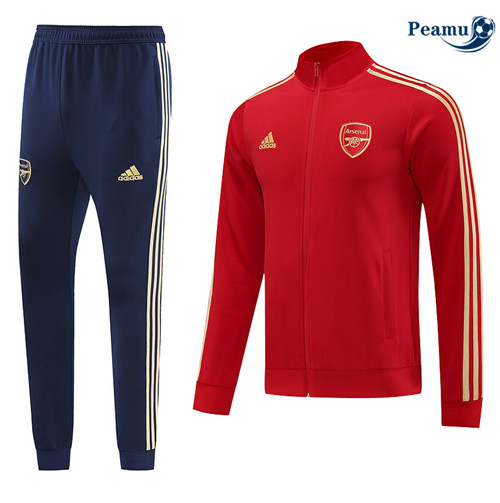 CreareMaglie Maglie Tuta Calcio - Giacca Arsenal Rosso 2023-2024