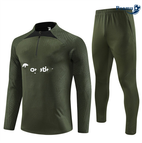 SceltaMaglie Maglie Tuta Calcio Barcellona Player Ejercito verde 2023-2024