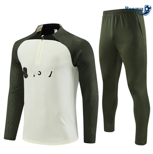 AcquistaMaglie Maglie Tuta Calcio Barcellona Player Beige 2023-2024