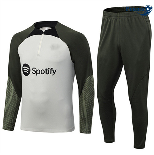 La modaMaglie Maglie Tuta Calcio Barcellona Bianco 2023-2024