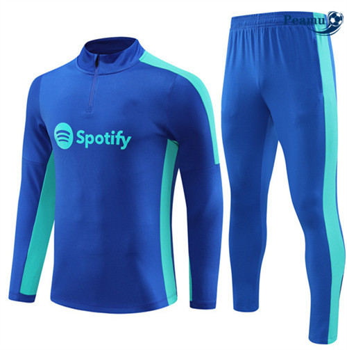 NuoveMaglie Maglie Tuta Calcio Barcellona Blu 2023-2024