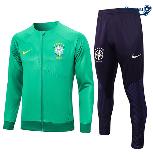 VenditaMaglie Maglie Tuta Calcio - Giacca Brasile Verde 2023-2024