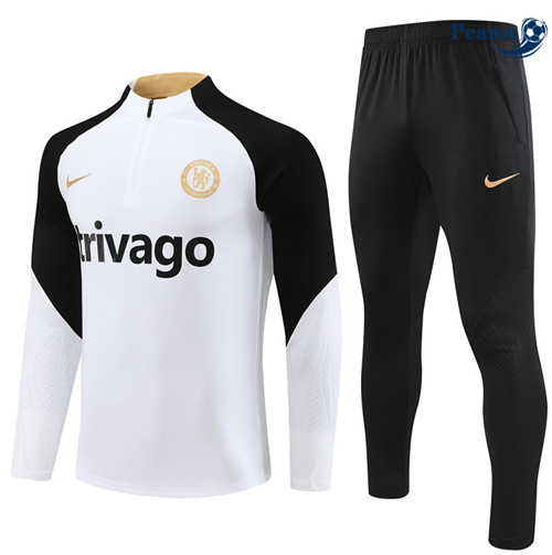 PromozionaleMaglie Maglie Tuta Calcio Chelsea Bianco 2023-2024