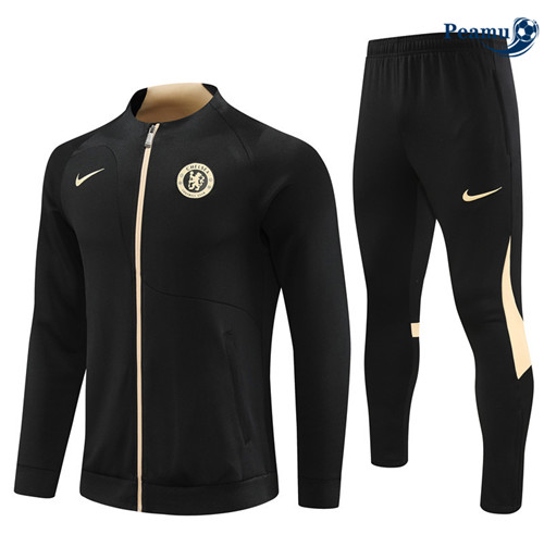 VendereMaglie Maglie Tuta Calcio - Giacca Chelsea Nero 2023-2024