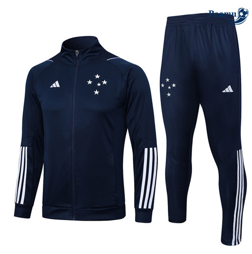 VendereMaglie Maglie Tuta Calcio - Giacca Cruzeiro Blu 2023-2024