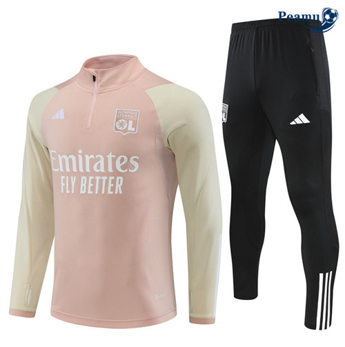 ScontoMaglie Maglie Tuta Calcio Lyon Rosa 2023-2024