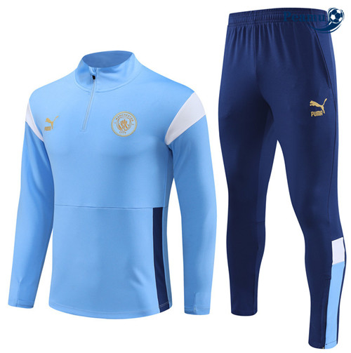 PrezzoMaglie Maglie Tuta Calcio Manchester City Blu 2023-2024