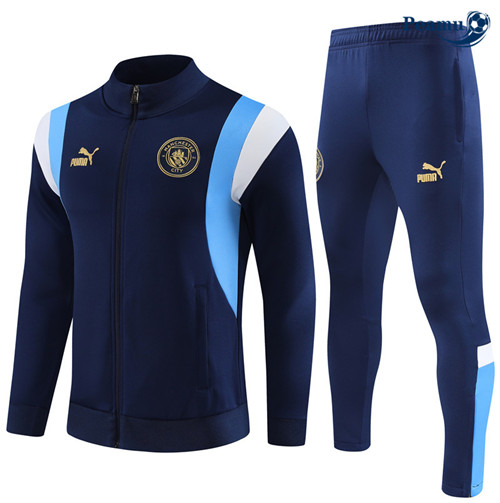 VenditaMaglie Maglie Tuta Calcio Manchester City Blu Reale 2023-2024