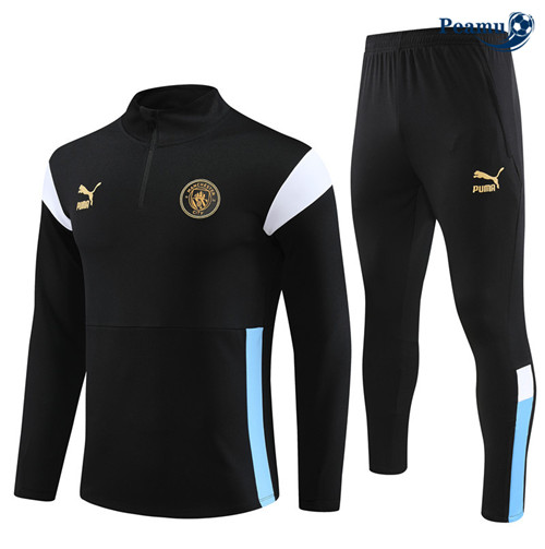 SceltaMaglie Maglie Tuta Calcio Manchester City Nero 2023-2024