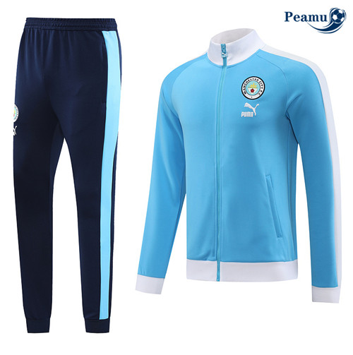 AcquistareMaglie Maglie Tuta Calcio - Giacca Manchester City Blu 2023-2024