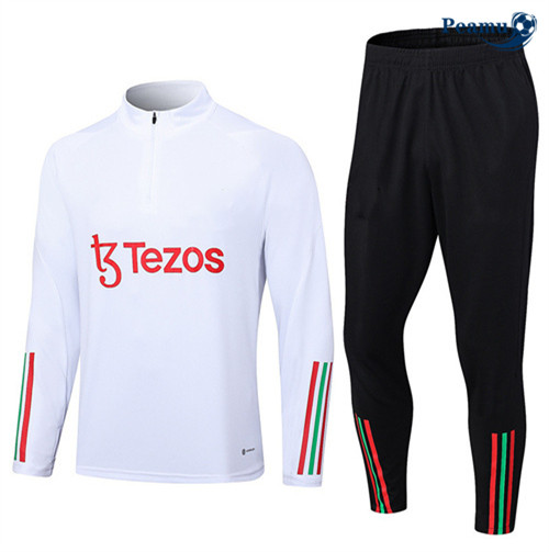 ComperareMaglie Maglie Tuta Calcio Manchester United Bianco 2023-2024