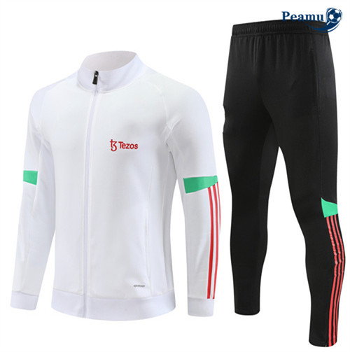 NegozioMaglie Maglie Tuta Calcio - Giacca Manchester United Bianco 2023-2024