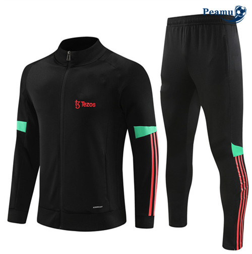 NuovoMaglie Maglie Tuta Calcio - Giacca Manchester United Nero 2023-2024