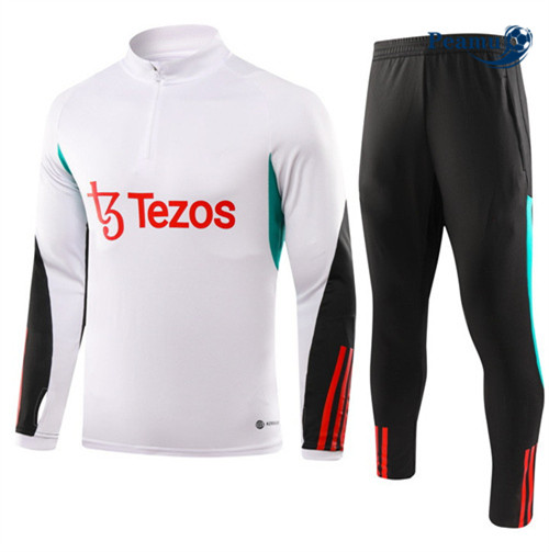 AcquistareMaglie Maglie Tuta Calcio Manchester United Bianco 2023-2024