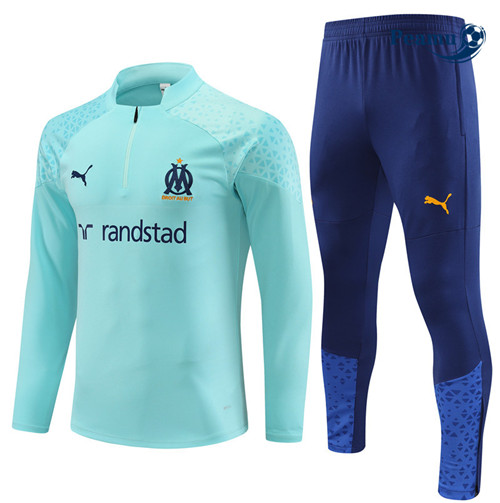 GrossistaMaglie Maglie Tuta Calcio Marsiglia Blu 2023-2024