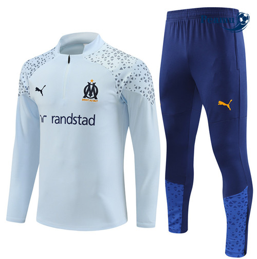 CollezioneMaglie Maglie Tuta Calcio Marsiglia Grigio 2023-2024