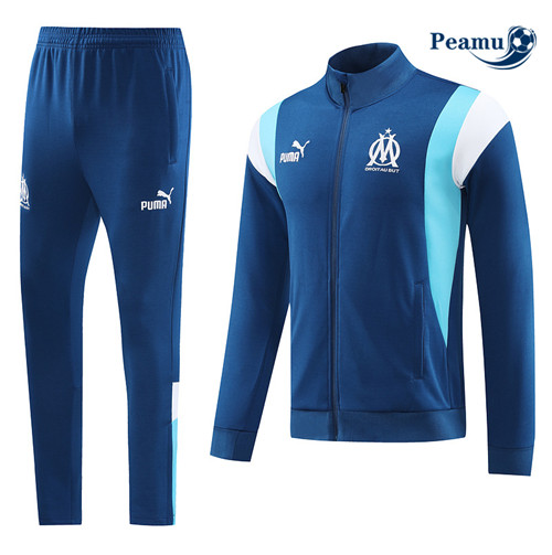 SaldiMaglie Maglie Tuta Calcio - Giacca Marsiglia Blu 2023-2024