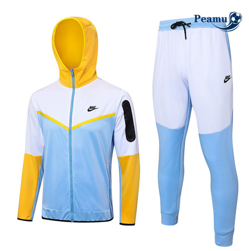 AcquistareMaglie Maglie Tuta Calcio - Felpa con cappuccio Nike Blu 2023-2024
