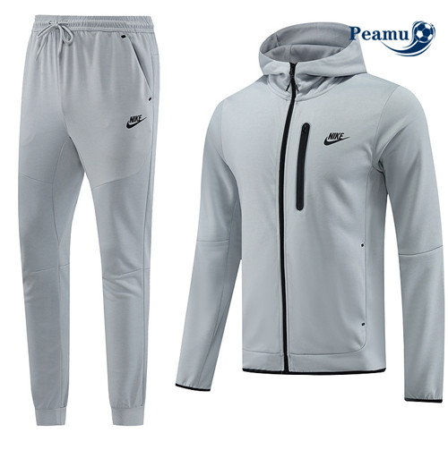 AcquistareMaglie Maglie Tuta Calcio - Felpa con cappuccio Nike Grigio 2023-2024