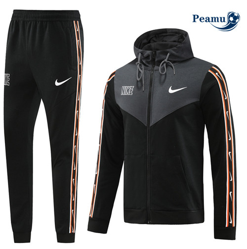NegozioMaglie Maglie Tuta Calcio - Felpa con cappuccio Nike Nero 2023-2024