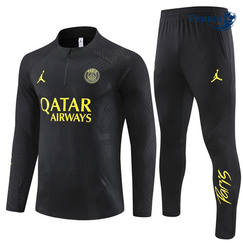 NuoveMaglie Maglie Tuta Calcio PSG Player Nero 2023-2024