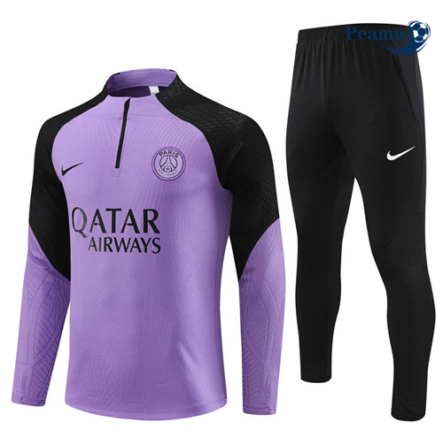 CreareMaglie Maglie Tuta Calcio PSG Player Viola 2023-2024