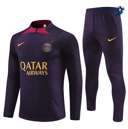 ScontoMaglie Maglie Tuta Calcio PSG Player Viola 2023-2024