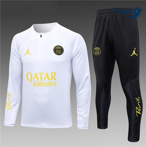 PromozionaleMaglie Maglie Tuta Calcio PSG Bianco 2023-2024