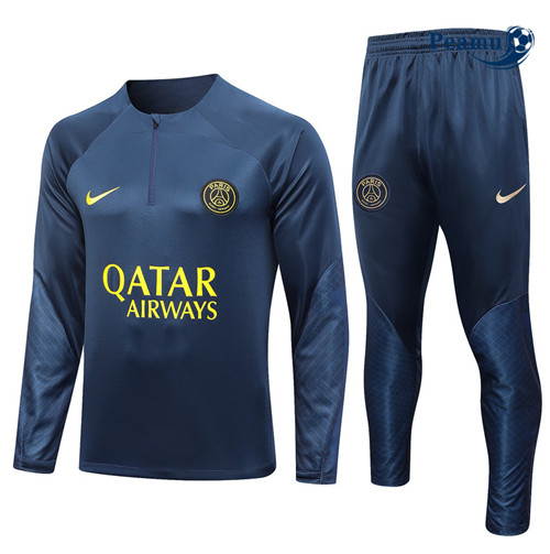 VendereMaglie Maglie Tuta Calcio PSG Blu 2023-2024