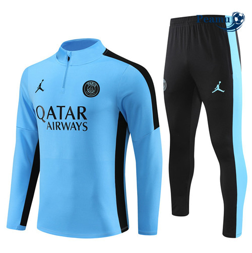 NegozioMaglie Maglie Tuta Calcio PSG Blu 2023-2024