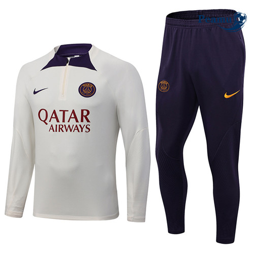 PrezzoMaglie Maglie Tuta Calcio PSG Grigio 2023-2024