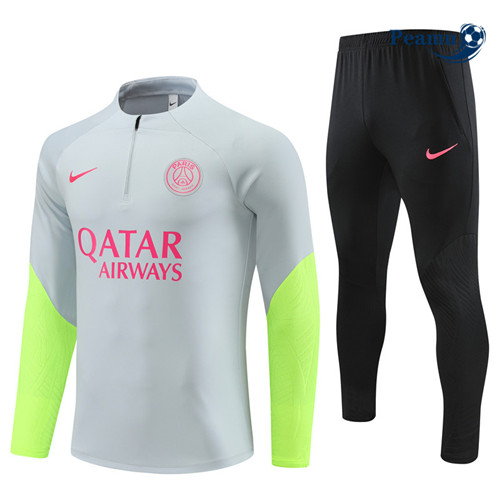 VenditaMaglie Maglie Tuta Calcio PSG Grigio 2023-2024