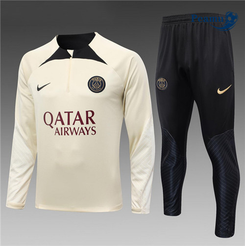 SaldiMaglie Maglie Tuta Calcio PSG Albicocca 2023-2024